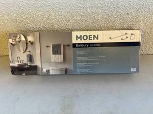 New Moen 3 Piece Bath Accessory Kit - Brushed Nickel