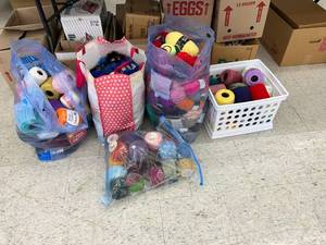 Large Lot of Yarn & Crochet Thread