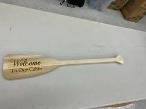 New Welcome to Our Cabin Oar - 35