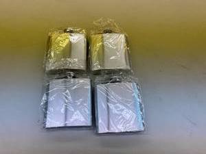 4 New Stainless Steel Flasks