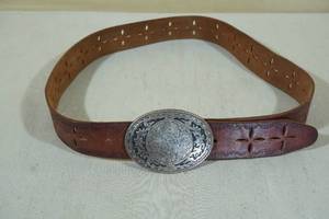 lot 254 image: Genuine Leather Belt with Buckle -Small