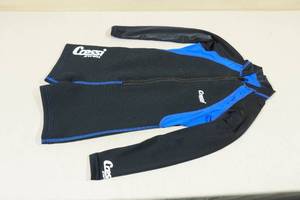 lot 144 image: Cressi Kids Swimsuit Long Sleeves -Large BlackBlue