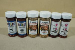 lot 148 image: 6 Assorted Flavors Seasonings -Seafood, Steak & Chop & BBQ