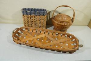 lot 226 image: 3 Wicker Baskets