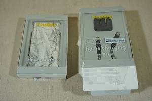 lot 242 image: Heyday Power Bank with Home Charging Kit for iPhone