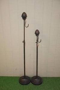 lot 275 image: 2 Adjustable Height Decorative Wreath Stands