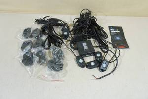 lot 292 image: Mini RGB Rock Lights for Automobiles