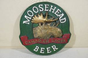 lot 296 image: Moosehead Beer Sign