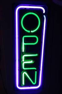 lot 305 image: Neon OPEN Sign