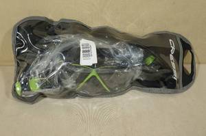 lot 123 image: Cressi Pano 4 Snorkel Set -BlackGreen