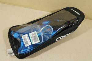 lot 127 image: Cressi Adult Palau Fin Snorkel Set -Size ML, Blue