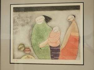 lot 12 image: Eng Tay Tranquility Signed Lithograph