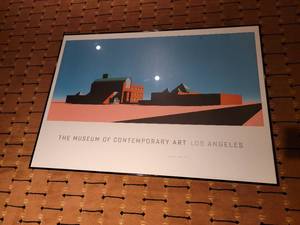 lot 73 image: Los Angles Museum of Contemporary Art Gallery Poster