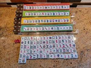lot 108 image: Mah Jongg tiles & Trays