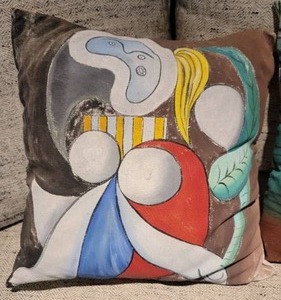 lot 33 image: Pablo Picasso - Canvas Print Throw Pillows (3)