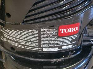 lot 109 image: Toro Super Blower Vac 51592