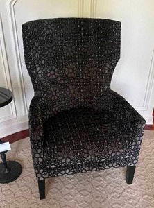 lot 13D image: Modern Wingback Accent Chair  from R. Jones & Associates Inc.