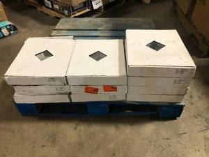 Lot of 10 boxes of Blackout Nero Marquina 11.96 in. x 12.04 in. Piano Brick Polished Marble Floor and Wall Mosaic Tile (1 sq. ft.Each)