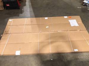 Lot of 2 Hampton Bay Designer Series 1.5x96x24.5 in. Refrigerator End Panel in Heron Gray customer return review pictures
