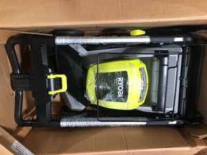RYOBI 40V HP Brushless 21 in. Battery Walk Behind Dual Blade Push Lawn Mower with  Battery and Rapid Charger customer return review pictures