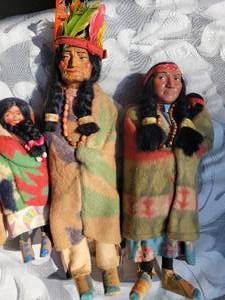 lot 47 image: Skookum Indian Doll Collection  Lot of 6
