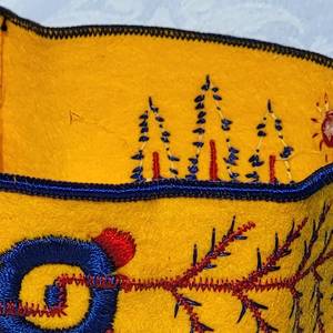 lot 104 image: Vintage BSA Jamboree Embroidered Felt Headband