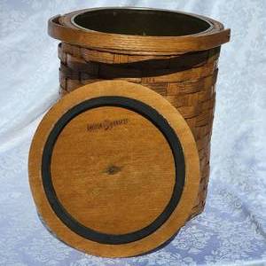lot 102 image: Vintage Split Ash Shelton Basket Beverage Cooler