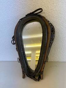 lot 204 image: Vintage Horse Collar Mirror