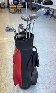 lot 224 image: Golf Clubs & Bag