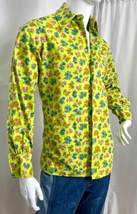 lot 104 image: Stylish Vintage One of a Kind Handmade Button Up Dress Shirt