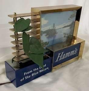 lot 41 image: Hamms Beer Art Deco 1950s Sign for Cash Registers