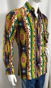 lot 35 image: Vintage One of a Kind Handmade Button Up Dress Shirt