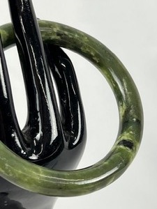 lot 22 image: Vintage Jade Bangle Bracelet