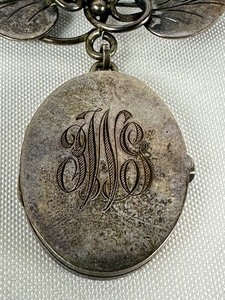 lot 117 image: Vintage George Jensen Sterling and Wrought Vintage Brooch