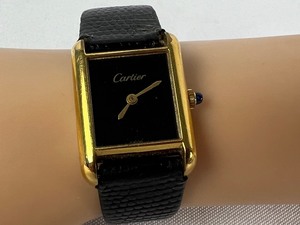 lot 12 image: Cartier 18K Wrist Watch