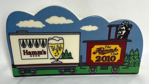 lot 167 image: 2010 Hamms Beer Commemorative Porcelain Plaque