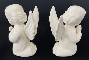 lot 203 image: Two Angel Figurines by National Potteries Corporation