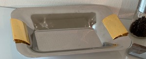 lot 233 image: Blomus Napkin Holder, Pepper Grinder and Inox Beck Tray