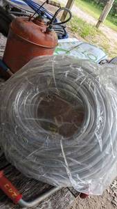 lot 204 image: Clear vinyl 34 inch ID tubing, NEW