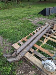 lot 170 image: Lof of 2 TracksBolt-Down Motorcycle Wheel Chocks for Trailer