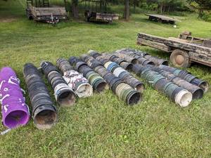 lot 132 image: Lot of 100 Assorted 3 - 5 gallon Nursery Pots