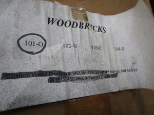 lot 20 image: Wooden Bricks