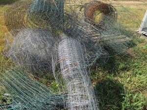 lot 46 image: Garden Wire Rolls