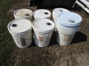 lot 73 image: Five Gallon Pails