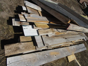 lot 75 image: Lumber Reclaimed & New Posts