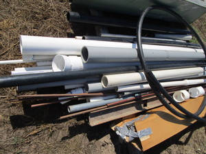 lot 76 image: PVC Pipe, Copper, Beam
