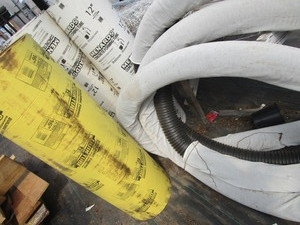 lot 90 image: Concrete Tube Forms & Drainage Hose