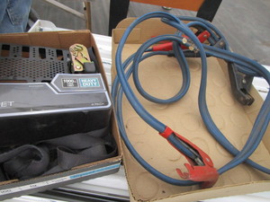 lot 106 image: Ratchet Straps & Jumper Cables