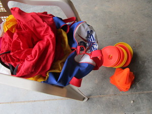 lot 124 image: Practice Cones & Jerseys