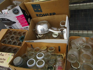 lot 129 image: Canning Jars